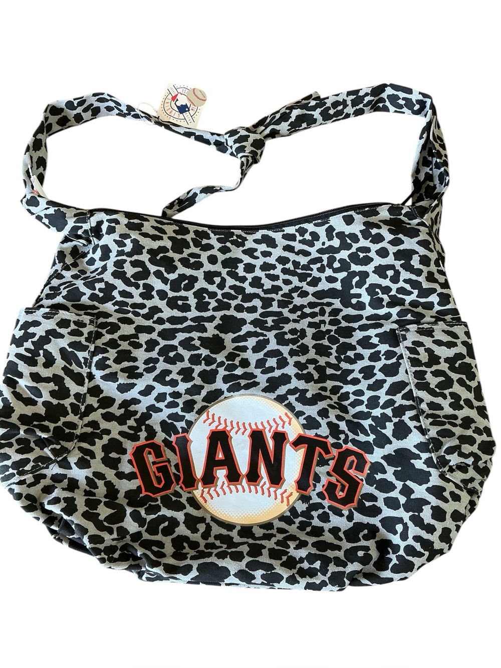 SF Giants leopard print bag